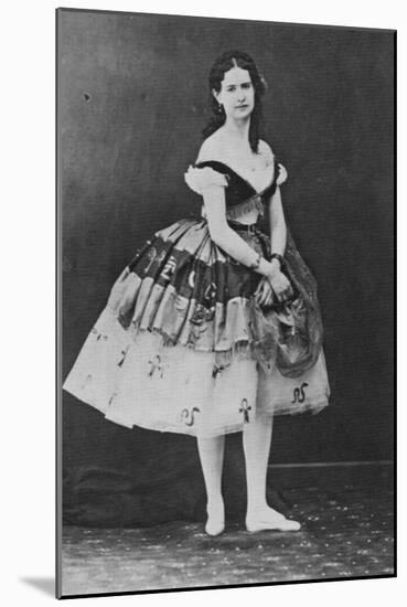 Maria Surovshchikova-Petipa, Russian Ballet Dancer, C1861-Felix Nadar-Mounted Giclee Print