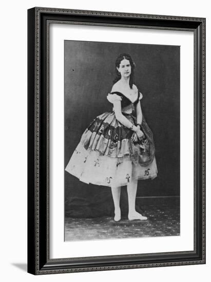 Maria Surovshchikova-Petipa, Russian Ballet Dancer, C1861-Felix Nadar-Framed Giclee Print