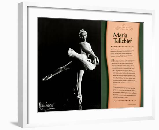 Maria Tallchief-null-Framed Art Print