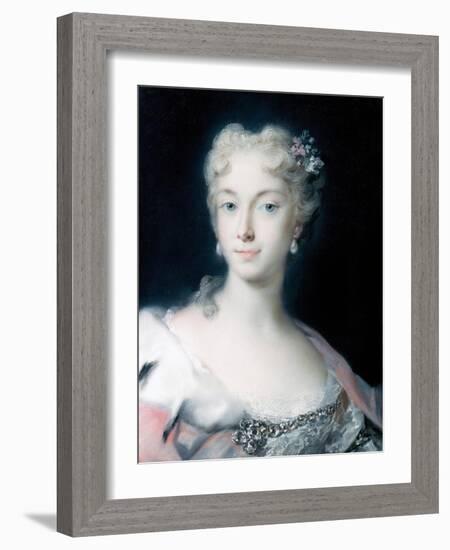 Maria Theresa, Archduchess of Habsburg-Rosalba Carriera-Framed Giclee Print