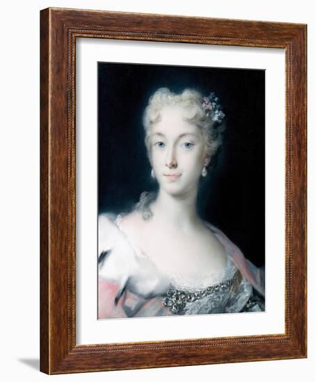 Maria Theresa, Archduchess of Habsburg-Rosalba Carriera-Framed Giclee Print