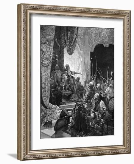 Maria Theresa Crown 1741-Alphonse Mucha-Framed Art Print