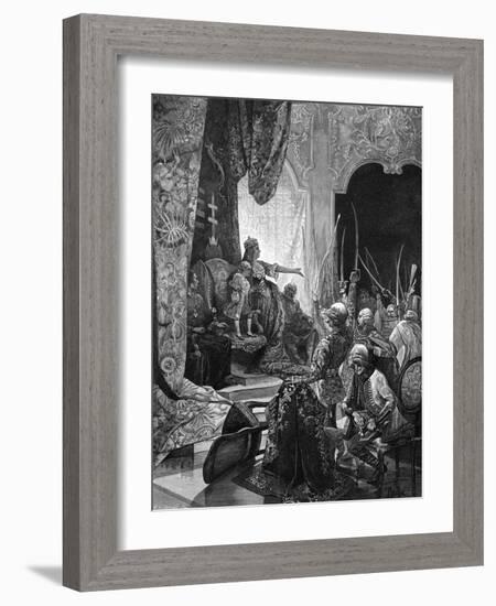 Maria Theresa Crown 1741-Alphonse Mucha-Framed Art Print