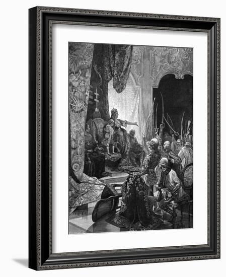 Maria Theresa Crown 1741-Alphonse Mucha-Framed Art Print