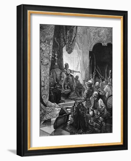 Maria Theresa Crown 1741-Alphonse Mucha-Framed Art Print