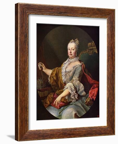 Maria Theresa (or Theresia) --Martin II Mytens or Meytens-Framed Giclee Print