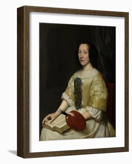 Maria Van Oosterwijck-Wallerant Vaillant-Framed Art Print