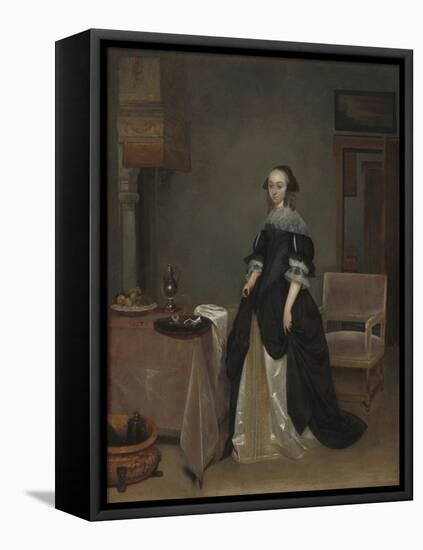 Maria van Suchtelen, c.1666-Gerard ter Borch or Terborch-Framed Premier Image Canvas