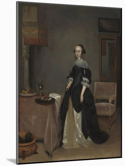 Maria van Suchtelen, c.1666-Gerard ter Borch or Terborch-Mounted Giclee Print