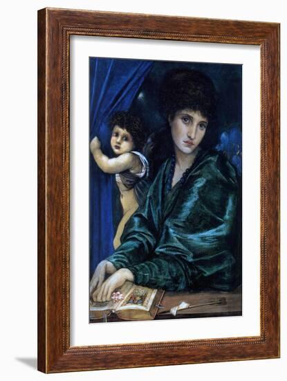 Maria Zambaco, the Artist's Mistress, 1870-Edward Burne-Jones-Framed Giclee Print