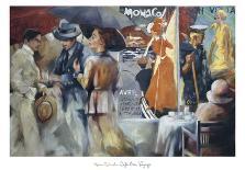 Café Bon Voyage-Maria Zielinska-Framed Art Print