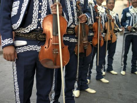Mariachi Violin Players Line Up' Photographic Print - xPacifica | Art.com