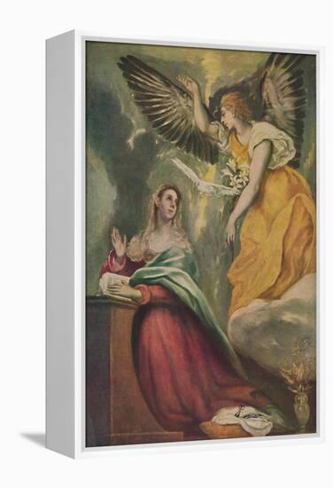 'Mariae Verkundigung', (The Annunciation), c1595 - 1600, (1938)-El Greco-Framed Premier Image Canvas