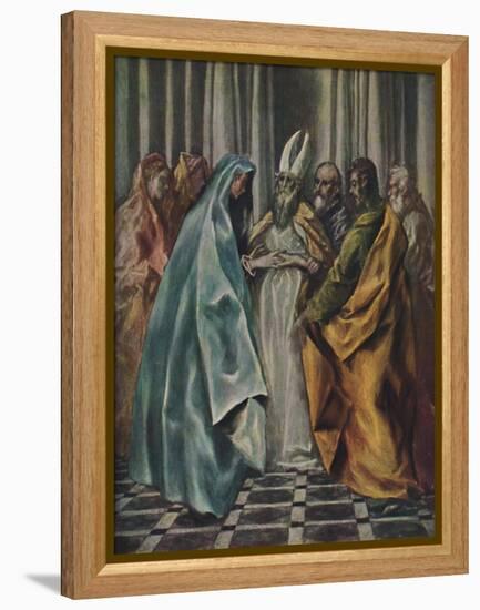 'Mariae Verlobnis', (The Betrothal of the Virgin), c1600- 1614, (1938)-El Greco-Framed Premier Image Canvas