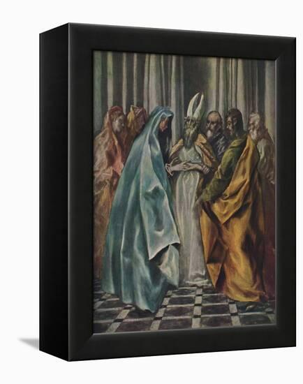 'Mariae Verlobnis', (The Betrothal of the Virgin), c1600- 1614, (1938)-El Greco-Framed Premier Image Canvas