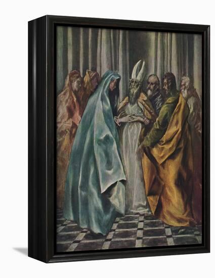 'Mariae Verlobnis', (The Betrothal of the Virgin), c1600- 1614, (1938)-El Greco-Framed Premier Image Canvas