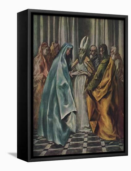 'Mariae Verlobnis', (The Betrothal of the Virgin), c1600- 1614, (1938)-El Greco-Framed Premier Image Canvas