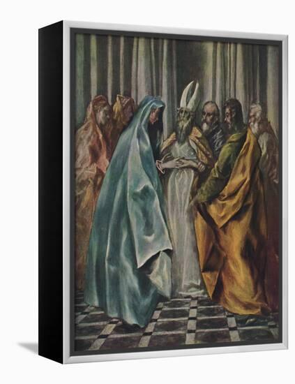 'Mariae Verlobnis', (The Betrothal of the Virgin), c1600- 1614, (1938)-El Greco-Framed Premier Image Canvas