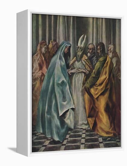 'Mariae Verlobnis', (The Betrothal of the Virgin), c1600- 1614, (1938)-El Greco-Framed Premier Image Canvas