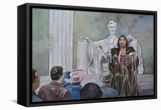 Marian Anderson Sang!, 2010 (w/c on paper)-Colin Bootman-Framed Premier Image Canvas