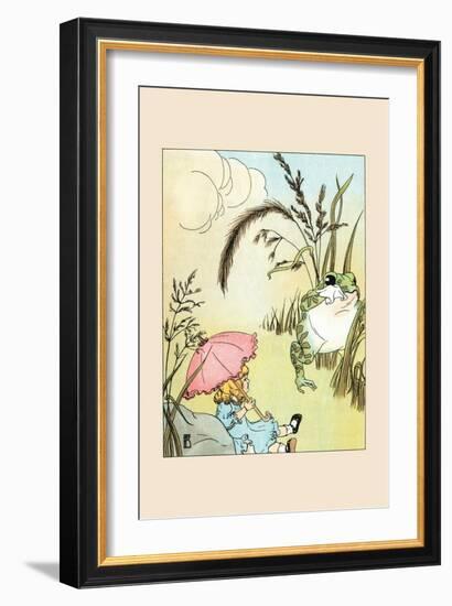 Marian, the Freckled Frog, And the Doll-Frances Beem-Framed Art Print