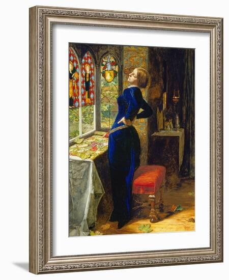 Mariana in the Moated Grange, 1851-John Everett Millais-Framed Giclee Print