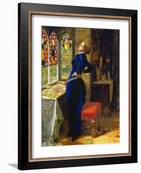 Mariana in the Moated Grange, 1851-John Everett Millais-Framed Giclee Print