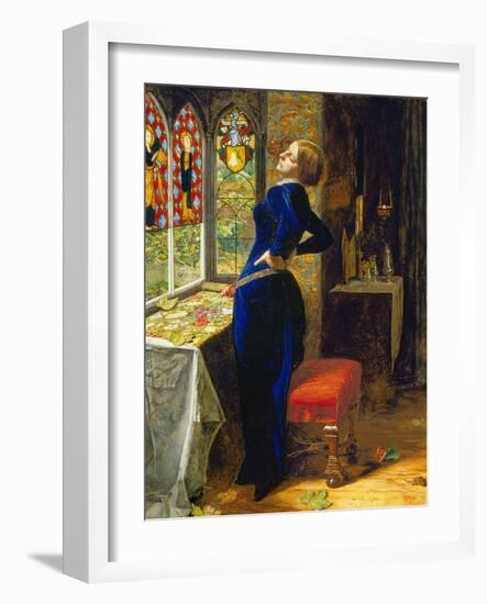 Mariana in the Moated Grange, 1851-John Everett Millais-Framed Giclee Print