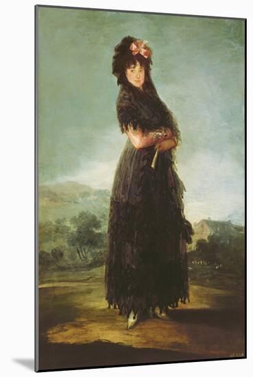 Mariana Waldstein (1763-1808) 9th Marquesa of Santa Cruz, circa 1797-99-Francisco de Goya-Mounted Giclee Print