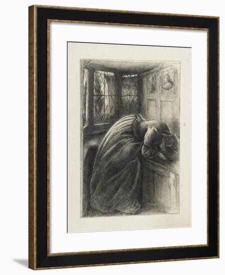 Mariana-John Everett Millais-Framed Giclee Print