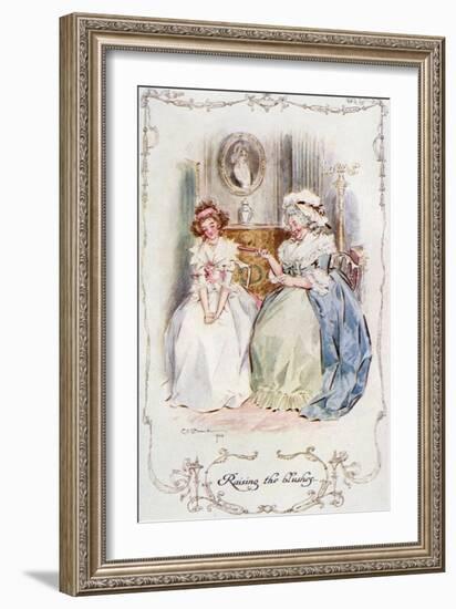 Marianne Dashwood, Austen-C.e. Brock-Framed Art Print