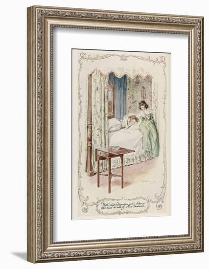 Marianne Dashwood Receives Willoughby's Letter-C.e. Brock-Framed Photographic Print