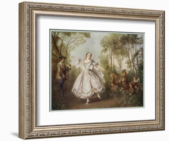 Marianne de Camargo Belgian Ballerina is Not Only a Remarkably Talented Dancer-null-Framed Photographic Print