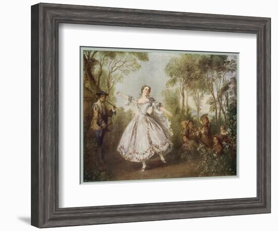 Marianne de Camargo Belgian Ballerina is Not Only a Remarkably Talented Dancer-null-Framed Photographic Print