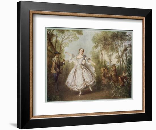 Marianne de Camargo Belgian Ballerina is Not Only a Remarkably Talented Dancer-null-Framed Photographic Print