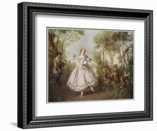 Marianne de Camargo Belgian Ballerina is Not Only a Remarkably Talented Dancer-null-Framed Photographic Print