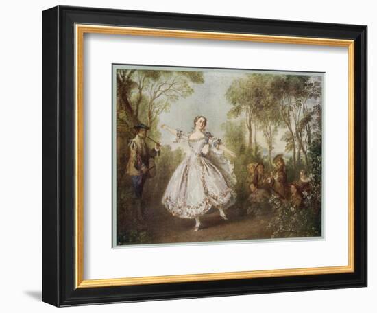 Marianne de Camargo Belgian Ballerina is Not Only a Remarkably Talented Dancer-null-Framed Photographic Print