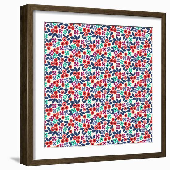 Marianne Floral-null-Framed Giclee Print