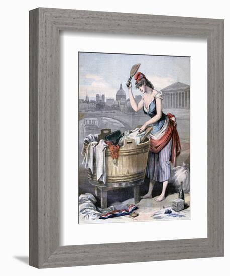 Marianne, the Queen of the Washerwomen, 1893-Henri Meyer-Framed Giclee Print