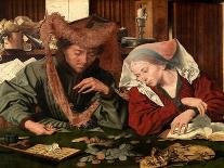 The Moneychanger and His Wife, 1539-Marianus Van Reymerswaele-Giclee Print