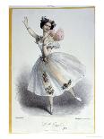Maria Taglioni in "La Sylphide, Souvenir D'Adieu," circa 1832-Marie Alexandre Alophe-Framed Giclee Print