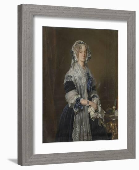 Marie-Amélie de Bourbon-Franz Xaver Winterhalter-Framed Giclee Print