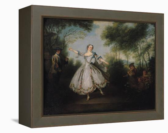 Marie-Anne Cuppi (1710-70) known as La Camargo, Dancing, 1730-Nicolas Lancret-Framed Premier Image Canvas