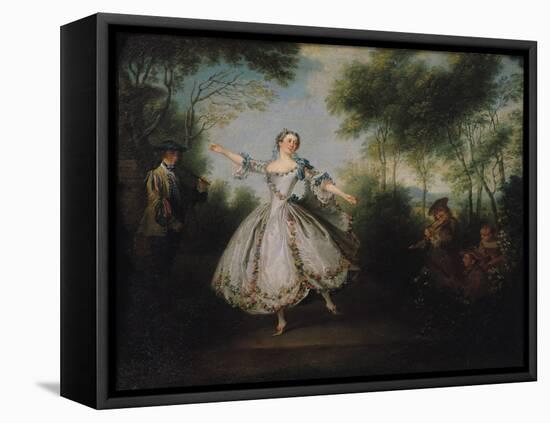 Marie-Anne Cuppi (1710-70) known as La Camargo, Dancing, 1730-Nicolas Lancret-Framed Premier Image Canvas