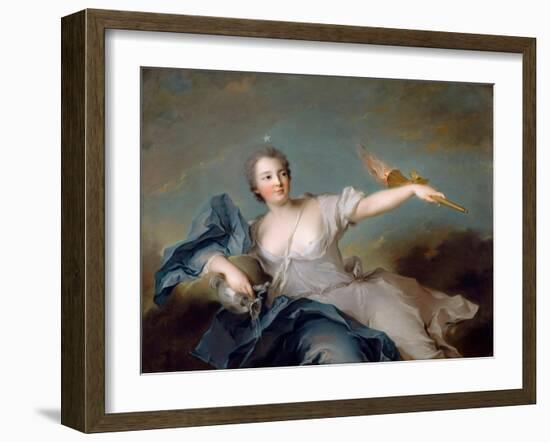 Marie-Anne De Nesle, Marquise De La Tournelle, Duchesse De Châteauroux (1717-174)-Jean-Marc Nattier-Framed Giclee Print