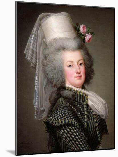Marie-Antoinette (1755-93) of Habsbourg-Lorraine, Archduchess of Austria, Queen of France-Adolf Ulrich Wertmuller-Mounted Giclee Print
