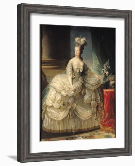 Marie Antoinette (1755-93) Queen of France, 1779-Elisabeth Louise Vigee-LeBrun-Framed Giclee Print