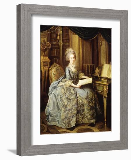 Marie Antoinette, 1755-93 Queen of France, as Dauphine-Lié-Louis Perin-Salbreux-Framed Giclee Print