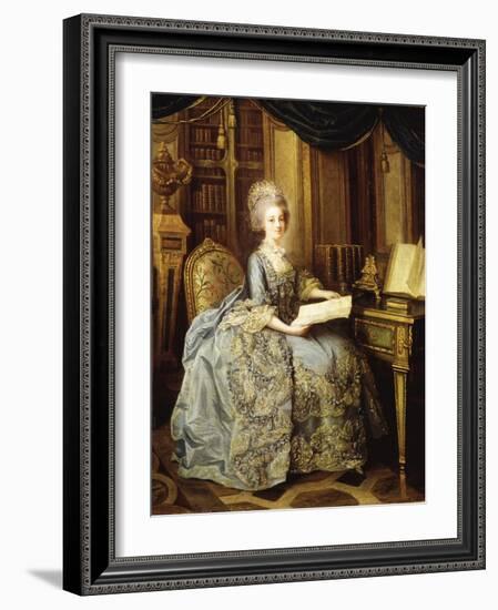 Marie Antoinette, 1755-93 Queen of France, as Dauphine-Lié-Louis Perin-Salbreux-Framed Giclee Print