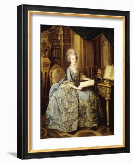 Marie Antoinette, 1755-93 Queen of France, as Dauphine-Lié-Louis Perin-Salbreux-Framed Giclee Print